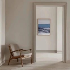 Watercolor Landscape Blue - Stretched Canvas, Poster Or Fine Art Print(Watercolor Landscape Blue Stretched Canvas Poster Or Fine Art Print) -Heart Wall Art Store Watercolor Landscape Blue Stretched Canvas Poster or Fine Art Print I Heart Wall Art 44929131