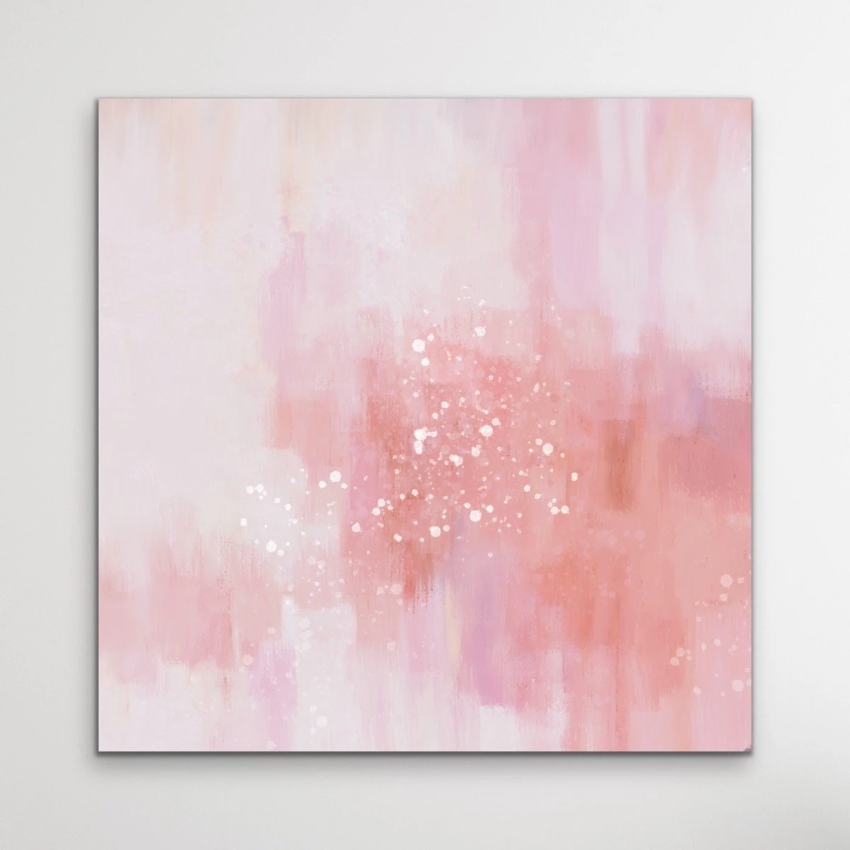 Wishes - Blush Pink Boho Abstract Canvas Print(Wishes Blush Pink Boho Abstract Canvas Print) 1 Wishes - Blush Pink Boho Abstract Canvas Print(Wishes Blush Pink Boho Abstract Canvas Print)