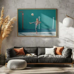 Yellow Ball - Stretched Canvas, Poster Or Fine Art Print(Yellow Ball Stretched Canvas Poster Or Fine Art Print) -Heart Wall Art Store Yellow Ball Stretched Canvas Poster or Fine Art Print I Heart Wall Art 45699516