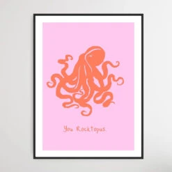 You Rocktopus - Minimalist Octopus Classic Art Print(You Rocktopus Minimalist Octopus Classic Art Print)