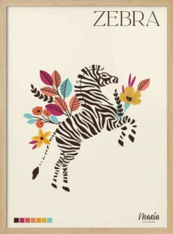 ZEBRA. Zebra Collection - Stretched Canvas, Poster Or Fine Art Print(Zebra Zebra Collection Stretched Canvas Poster Or Fine Art Print) -Heart Wall Art Store ZEBRA. Zebra Collection Stretched Canvas Poster or Fine Art Print I Heart Wall Art 46484627