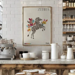 ZEBRA. Zebra Collection - Stretched Canvas, Poster Or Fine Art Print(Zebra Zebra Collection Stretched Canvas Poster Or Fine Art Print) -Heart Wall Art Store ZEBRA. Zebra Collection Stretched Canvas Poster or Fine Art Print I Heart Wall Art 46485014