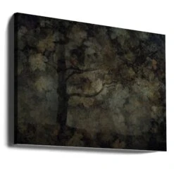 Dark Forest - Stretched Canvas, Poster Or Fine Art Print(Dark Forest Stretched Canvas Poster Or Fine Art Print) -Heart Wall Art Store canvas landscape wrap around 1760532