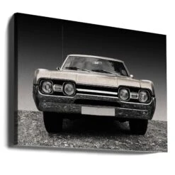 US Classic Car 1967 Cutlass Supreme Sports Coupe - Stretched Canvas, Poster Or Fine Art Print(Us Classic Car 1967 Cutlass Supreme Sports Coupe Stretched Canvas Poster Or Fine Art Print) -Heart Wall Art Store canvas landscape wrap around 2143262