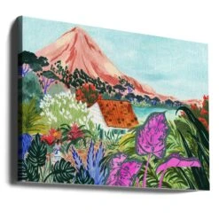 Ometepe By Sarah Gesek- Stretched Canvas, Poster Or Fine Art Print(Ometepe Stretched Canvas Poster Or Fine Art Print) -Heart Wall Art Store canvas landscape wrap around 2536257