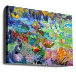 Vibrant Dreamscape - Stretched Canvas, Poster Or Fine Art Print(Vibrant Dreamscape Stretched Canvas Poster Or Fine Art Print 1) -Heart Wall Art Store canvas landscape wrap around 2570733