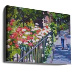 Summer Splendorun Brooklyn - Stretched Canvas, Poster Or Fine Art Print(Summer Splendorun Brooklyn Stretched Canvas Poster Or Fine Art Print) -Heart Wall Art Store canvas landscape wrap around 2785950