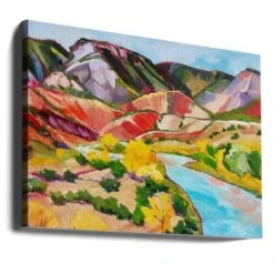 The Colors Of New Mexico - Stretched Canvas, Poster Or Fine Art Print(The Colors Of New Mexico Stretched Canvas Poster Or Fine Art Print) -Heart Wall Art Store canvas landscape wrap around 2785956