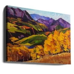 Cotton Woods - Stretched Canvas, Poster Or Fine Art Print(Cotton Woods Stretched Canvas Poster Or Fine Art Print) -Heart Wall Art Store canvas landscape wrap around 2786452