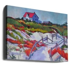 Island Beach State Park - Stretched Canvas, Poster Or Fine Art Print(Island Beach State Park Stretched Canvas Poster Or Fine Art Print) -Heart Wall Art Store canvas landscape wrap around 2786470