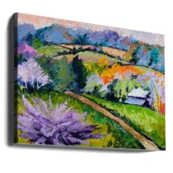 Pennsylvania Path - Stretched Canvas, Poster Or Fine Art Print(Pennsylvania Path Stretched Canvas Poster Or Fine Art Print) -Heart Wall Art Store canvas landscape wrap around 2786665