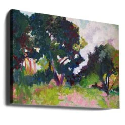 Trees In The Distance - Stretched Canvas, Poster Or Fine Art Print(Trees In The Distance Stretched Canvas Poster Or Fine Art Print) -Heart Wall Art Store canvas landscape wrap around 2786695