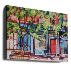 West Village - Stretched Canvas, Poster Or Fine Art Print(West Village Stretched Canvas Poster Or Fine Art Print) -Heart Wall Art Store canvas landscape wrap around 2786706