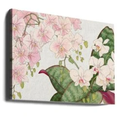 Vintage Orchid Flower No.2 - Stretched Canvas, Poster Or Fine Art Print(Vintage Orchid Flower No 2 Stretched Canvas Poster Or Fine Art Print) -Heart Wall Art Store canvas landscape wrap around 2842773
