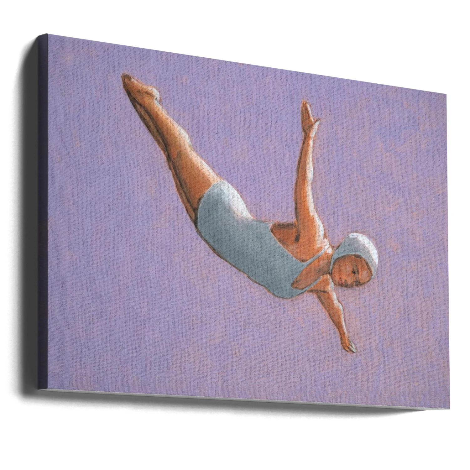 Lavender Diver - Stretched Canvas, Poster Or Fine Art Print(Lavender Diver Stretched Canvas Poster Or Fine Art Print) 6 Lavender Diver - Stretched Canvas, Poster Or Fine Art Print(Lavender Diver Stretched Canvas Poster Or Fine Art Print) - Image 6