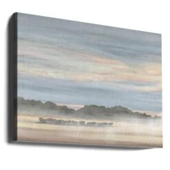 Buffalos In Botswana - Stretched Canvas, Poster Or Fine Art Print(Buffalos In Botswana Stretched Canvas Poster Or Fine Art Print) -Heart Wall Art Store canvas landscape wrap around 3019970