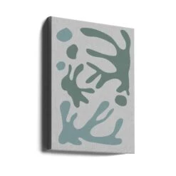 Seaweed Teal No 1 - Stretched Canvas, Poster Or Fine Art Print(Seaweed Teal No 1 Stretched Canvas Poster Or Fine Art Print) 15 Seaweed Teal No 1 - Stretched Canvas, Poster Or Fine Art Print(Seaweed Teal No 1 Stretched Canvas Poster Or Fine Art Print) -Heart Wall Art Store canvas portrait wrap around 2062814