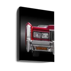 US Classic Car 1976 Eldorado Convertible - Stretched Canvas, Poster Or Fine Art Print(Us Classic Car 1976 Eldorado Convertible Stretched Canvas Poster Or Fine Art Print) -Heart Wall Art Store canvas portrait wrap around 2126435