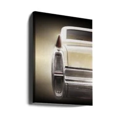 American Classic Car Coupe Deville 1964 - Stretched Canvas, Poster Or Fine Art Print(American Classic Car Coupe Deville 1964 Stretched Canvas Poster Or Fine Art Print) -Heart Wall Art Store canvas portrait wrap around 2296614