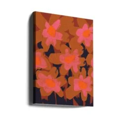 Giant Flowers - Stretched Canvas, Poster Or Fine Art Print(Giant Flowers Stretched Canvas Poster Or Fine Art Print) -Heart Wall Art Store canvas portrait wrap around 2384291
