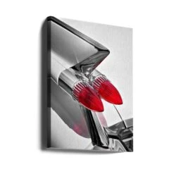American Classic Car Sedan Deville 1959 Tail Fin Abstract - Stretched Canvas, Poster Or Fine Art Print(American Classic Car Sedan Deville 1959 Tail Fin Abstract Stretched Canvas Poster Or Fine Art Print) -Heart Wall Art Store canvas portrait wrap around 2405641