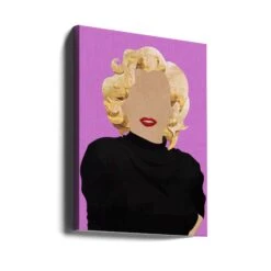 Faceless Marilyn Monroe Modern Art - Stretched Canvas, Poster Or Fine Art Print(Faceless Marilyn Monroe Modern Art Stretched Canvas Poster Or Fine Art Print) -Heart Wall Art Store canvas portrait wrap around 2425724