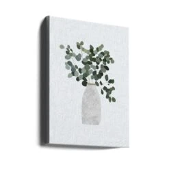 Scandi Japandi House Plant 3 - Stretched Canvas, Poster Or Fine Art Print(Scandi Japandi House Plant 3 Stretched Canvas Poster Or Fine Art Print) -Heart Wall Art Store canvas portrait wrap around 2425732