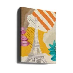 Spring In Paris - Stretched Canvas, Poster Or Fine Art Print(Spring In Paris Stretched Canvas Poster Or Fine Art Print) -Heart Wall Art Store canvas portrait wrap around 2482180