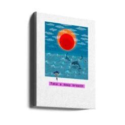 Take A Deep Breath - Stretched Canvas, Poster Or Fine Art Print(Take A Deep Breath Stretched Canvas Poster Or Fine Art Print 1) 15 Take A Deep Breath - Stretched Canvas, Poster Or Fine Art Print(Take A Deep Breath Stretched Canvas Poster Or Fine Art Print 1) -Heart Wall Art Store canvas portrait wrap around 2513439