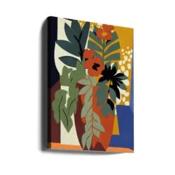 Abstract Flower Impressions - Stretched Canvas, Poster Or Fine Art Print(Abstract Flower Impressions Stretched Canvas Poster Or Fine Art Print) -Heart Wall Art Store canvas portrait wrap around 2549557