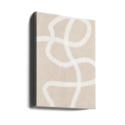 White Brush Stroke Poster - Stretched Canvas, Poster Or Fine Art Print(White Brush Stroke Poster Stretched Canvas Poster Or Fine Art Print) -Heart Wall Art Store canvas portrait wrap around 2551337