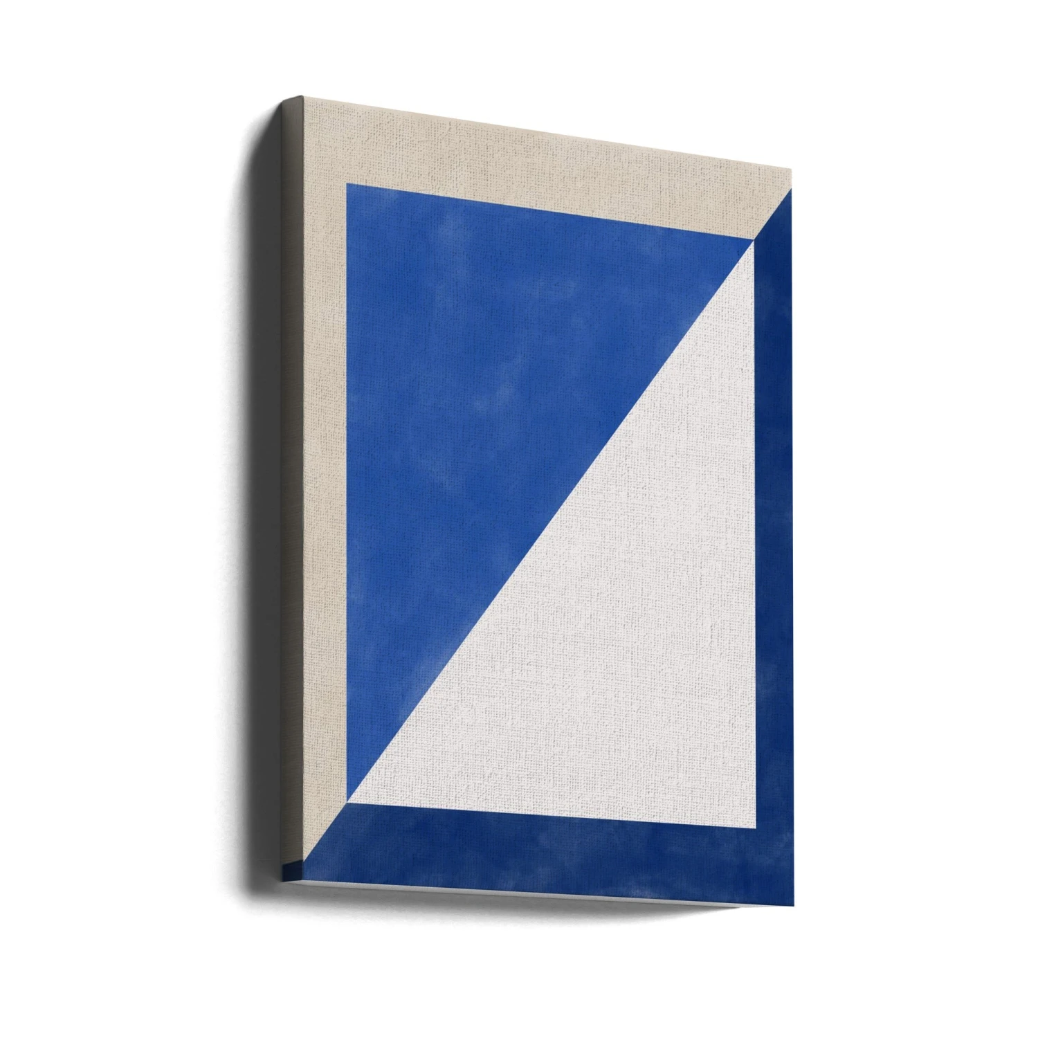 Blue Geometric Play - Stretched Canvas, Poster Or Fine Art Print(Blue Geometric Play Stretched Canvas Poster Or Fine Art Print) 4 Blue Geometric Play - Stretched Canvas, Poster Or Fine Art Print(Blue Geometric Play Stretched Canvas Poster Or Fine Art Print) - Image 4