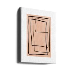 Geometric Elegance - Stretched Canvas, Poster Or Fine Art Print(Geometric Elegance Stretched Canvas Poster Or Fine Art Print 1) -Heart Wall Art Store canvas portrait wrap around 2552181