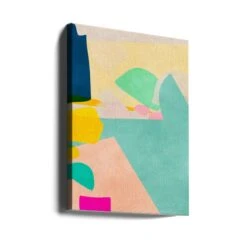 Minimal Shapes - Stretched Canvas, Poster Or Fine Art Print(Minimal Shapes Stretched Canvas Poster Or Fine Art Print) -Heart Wall Art Store canvas portrait wrap around 2552766