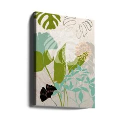 Leaves Line Boho3 Kopie - Stretched Canvas, Poster Or Fine Art Print(Leaves Line Boho3 Kopie Stretched Canvas Poster Or Fine Art Print) -Heart Wall Art Store canvas portrait wrap around 2552920