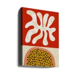 Mid Century Cut Outs - Stretched Canvas, Poster Or Fine Art Print(Mid Century Cut Outs Stretched Canvas Poster Or Fine Art Print) -Heart Wall Art Store canvas portrait wrap around 2552970