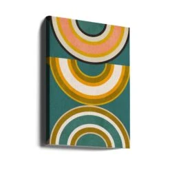 Rainbow Suns 5 Kopie - Stretched Canvas, Poster Or Fine Art Print(Rainbow Suns 5 Kopie Stretched Canvas Poster Or Fine Art Print) -Heart Wall Art Store canvas portrait wrap around 2553017