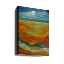 Night On Earth - Stretched Canvas, Poster Or Fine Art Print(Night On Earth Stretched Canvas Poster Or Fine Art Print) -Heart Wall Art Store canvas portrait wrap around 2571614