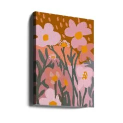 Pastel Flower Impression No 7 - Stretched Canvas, Poster Or Fine Art Print(Pastel Flower Impression No 7 Stretched Canvas Poster Or Fine Art Print) -Heart Wall Art Store canvas portrait wrap around 2591433