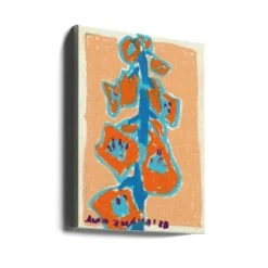 Foxgloves - Stretched Canvas, Poster Or Fine Art Print(Foxgloves Stretched Canvas Poster Or Fine Art Print) -Heart Wall Art Store canvas portrait wrap around 2619024