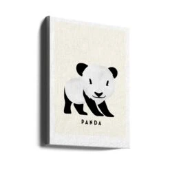 Panda - Stretched Canvas, Poster Or Fine Art Print(Panda Stretched Canvas Poster Or Fine Art Print 1) -Heart Wall Art Store canvas portrait wrap around 2654760
