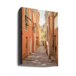 Streets Of Menton - Stretched Canvas, Poster Or Fine Art Print(Streets Of Menton Stretched Canvas Poster Or Fine Art Print 1) -Heart Wall Art Store canvas portrait wrap around 2711105