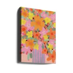 Neon Bouquet - Stretched Canvas, Poster Or Fine Art Print(Neon Bouquet Stretched Canvas Poster Or Fine Art Print) 15 Neon Bouquet - Stretched Canvas, Poster Or Fine Art Print(Neon Bouquet Stretched Canvas Poster Or Fine Art Print) -Heart Wall Art Store canvas portrait wrap around 2722163