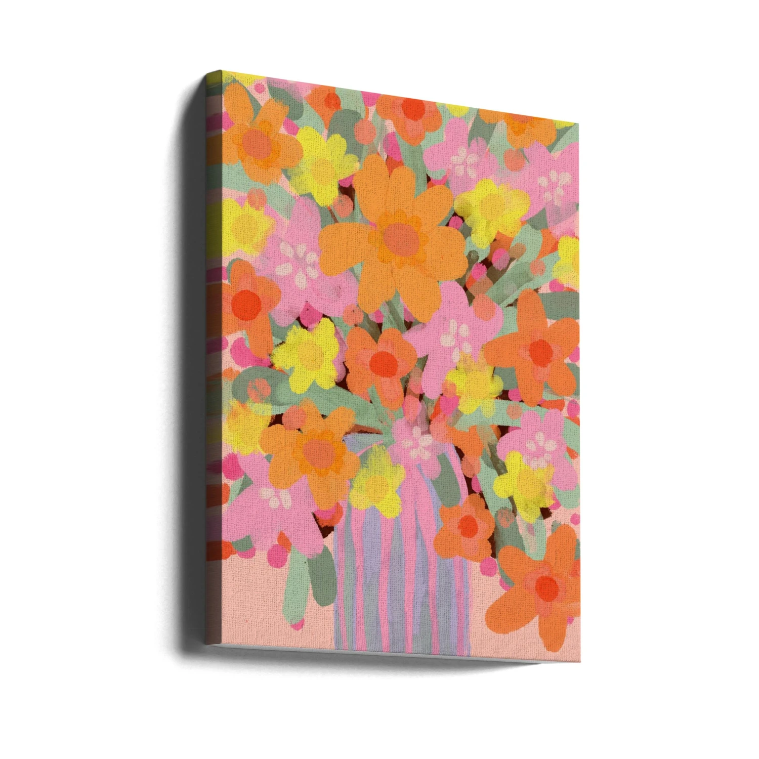 Neon Bouquet - Stretched Canvas, Poster Or Fine Art Print(Neon Bouquet Stretched Canvas Poster Or Fine Art Print) 4 Neon Bouquet - Stretched Canvas, Poster Or Fine Art Print(Neon Bouquet Stretched Canvas Poster Or Fine Art Print) - Image 4