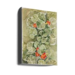 Nasturtium Tapestry - Stretched Canvas, Poster Or Fine Art Print(Nasturtium Tapestry Stretched Canvas Poster Or Fine Art Print) -Heart Wall Art Store canvas portrait wrap around 2781442