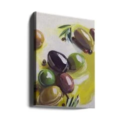 Olives - Stretched Canvas, Poster Or Fine Art Print(Olives Stretched Canvas Poster Or Fine Art Print) -Heart Wall Art Store canvas portrait wrap around 2787376