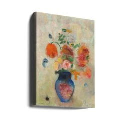 Large Vase With Flowers - Stretched Canvas, Poster Or Fine Art Print(Large Vase With Flowers Stretched Canvas Poster Or Fine Art Print) -Heart Wall Art Store canvas portrait wrap around 2835337