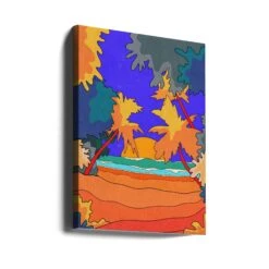 Sands And Waves - Stretched Canvas, Poster Or Fine Art Print(Sands And Waves Stretched Canvas Poster Or Fine Art Print) -Heart Wall Art Store canvas portrait wrap around 2860285