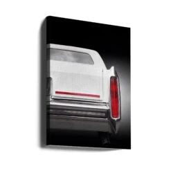American Classic Car Brougham 1987 Rear - Stretched Canvas, Poster Or Fine Art Print(American Classic Car Brougham 1987 Rear Stretched Canvas Poster Or Fine Art Print) -Heart Wall Art Store canvas portrait wrap around 2860388