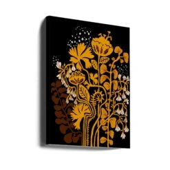 Stockholm Garden Autumn Night - Stretched Canvas, Poster Or Fine Art Print(Stockholm Garden Autumn Night Stretched Canvas Poster Or Fine Art Print) -Heart Wall Art Store canvas portrait wrap around 2867368